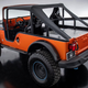 A photo of the Jeep CJ Surge ahead of SEMA.